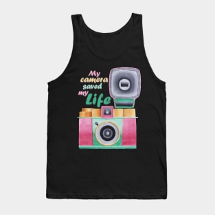 Retro Vintage Photography Lover Photographer Tank Top